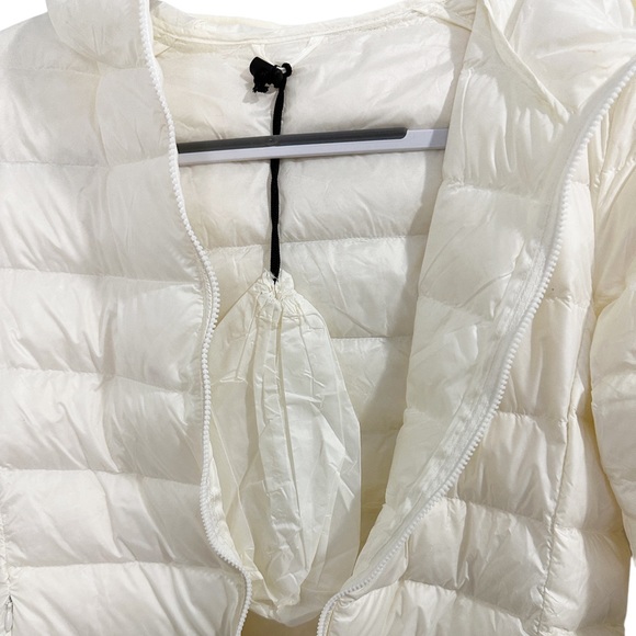 IPolis Rose White Lightweight Women’s Puffer Jacket in a Size Large - Picture 4 of 5